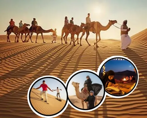 Camel riding Abu Dhabi desert